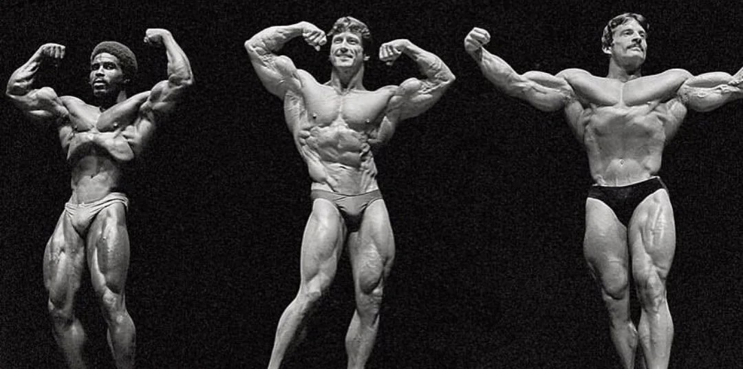 Robby Robinson Frank Zane Mike Mentzer 1979