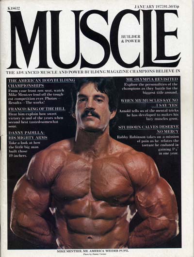 Mike Mentzer Muscle Builder Magazine January 1977