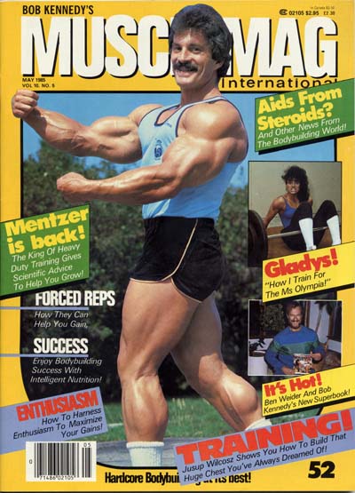 Mike Mentzer Muscle Mag International Magazine May 1985